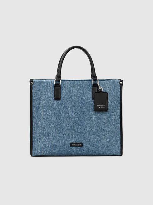 Denice Denim Tote Bag